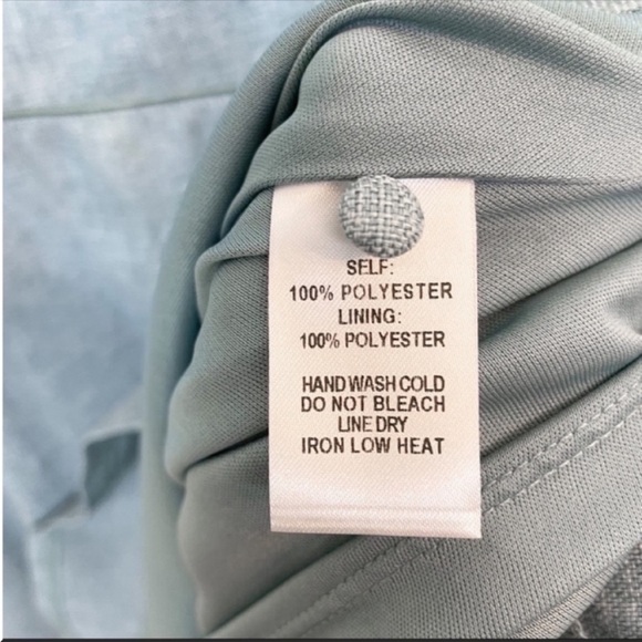 {SOLD} NWT LULUS A Line Dress Blue Short Mini Medium Open Back Formal New - Picture 9 of 9